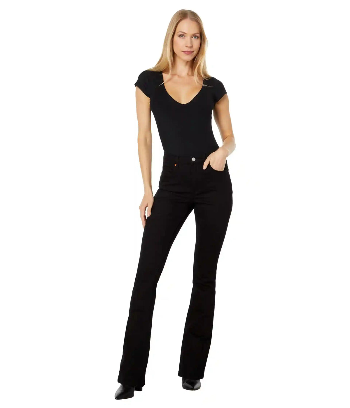 Women's Blank NYC The Hoyt Mini Bootcut Jeans in Needed Me