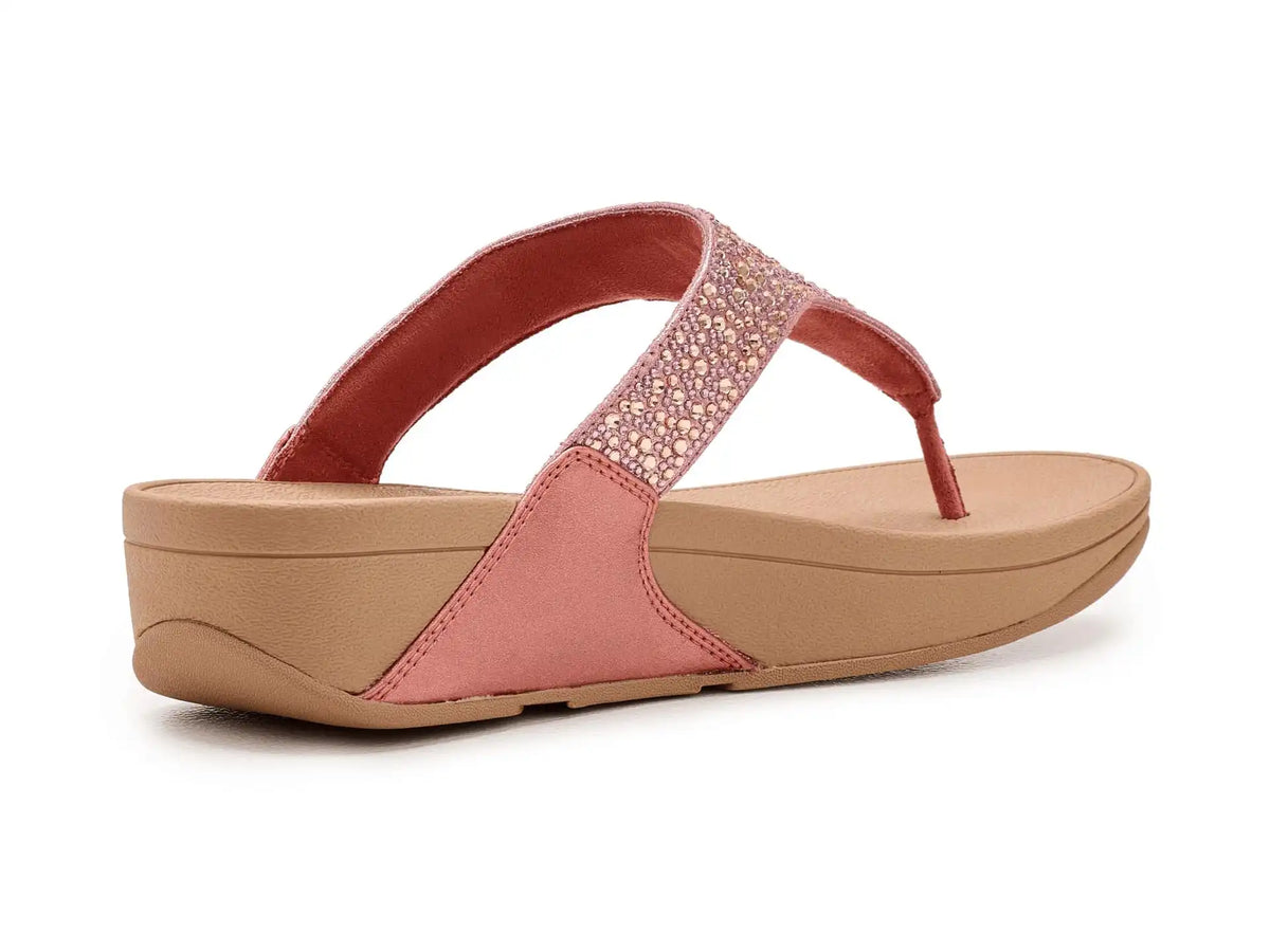 Women's FitFlop Lulu Crystal-mix Metallic Toe-post Sandals
