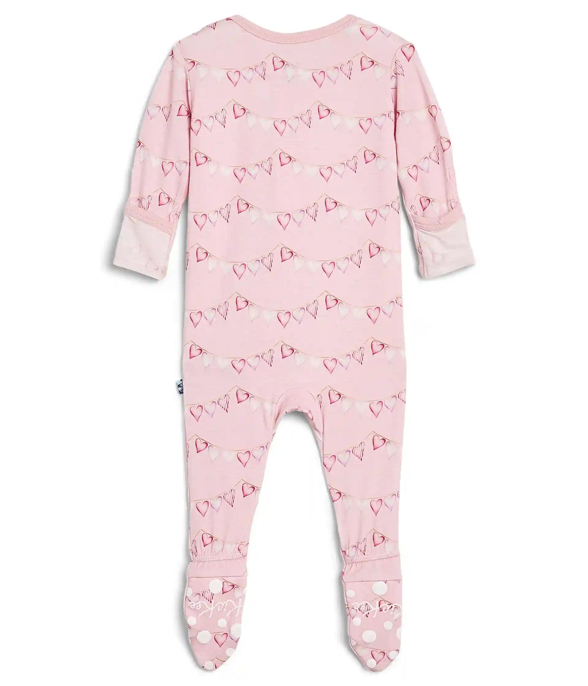 Kickee Pants Kids Print Footie w/ Two-way Zipper (Infant)