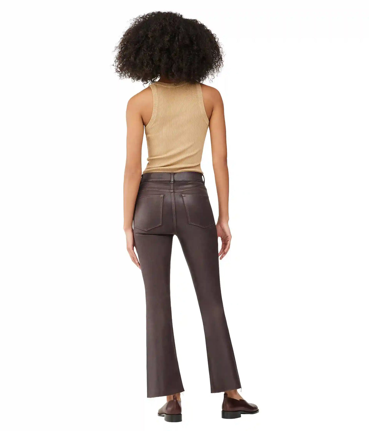Women's DL1961 Bridget Boot High-Rise Crop Jeans in Chestnut