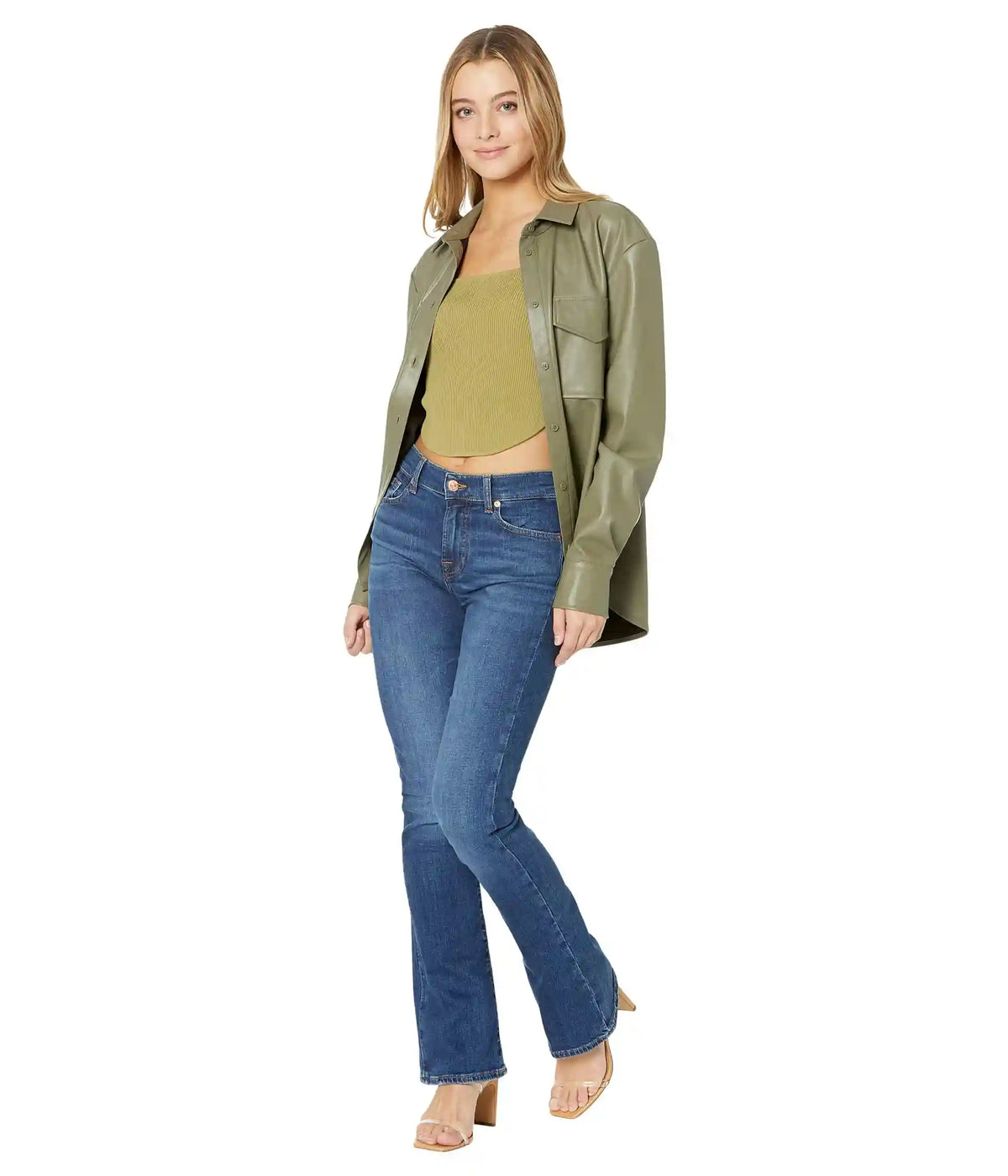 Women's 7 For All Mankind Slim Illusion Bootcut in Highline