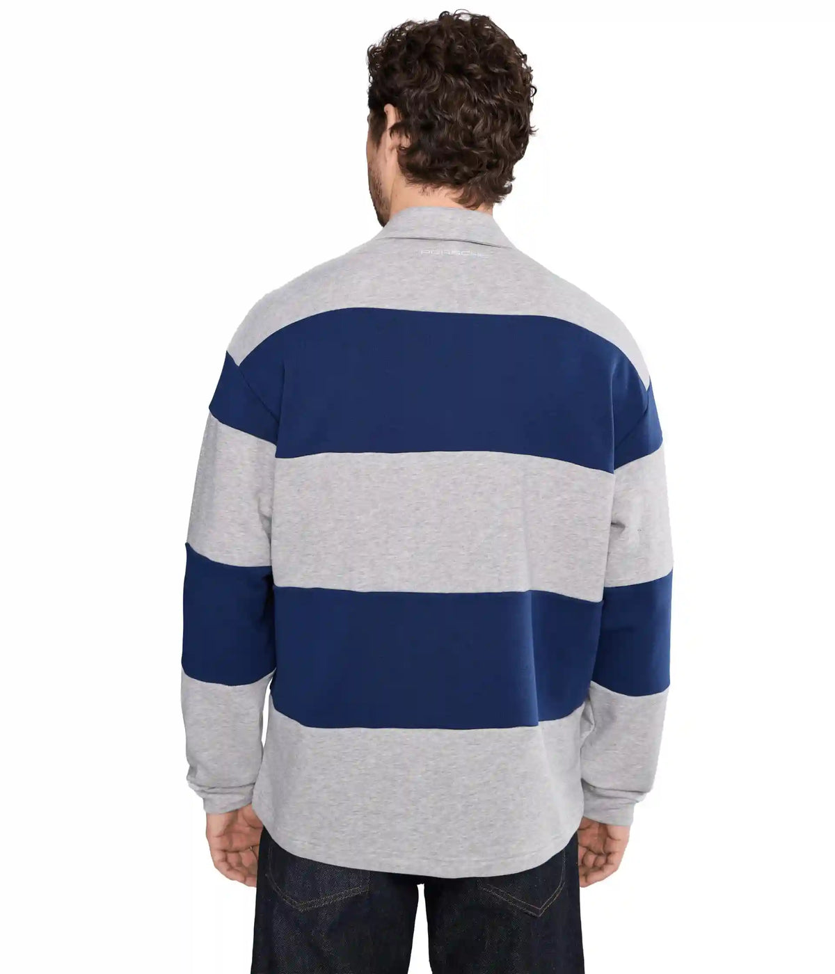 Men's PUMA Porsche Legacy Lifestyle Crew Striped Knit Top