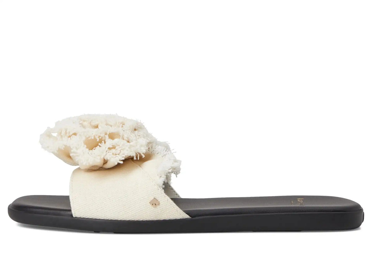 Women's Kate Spade New York Flourish Canvas Flat Sandals