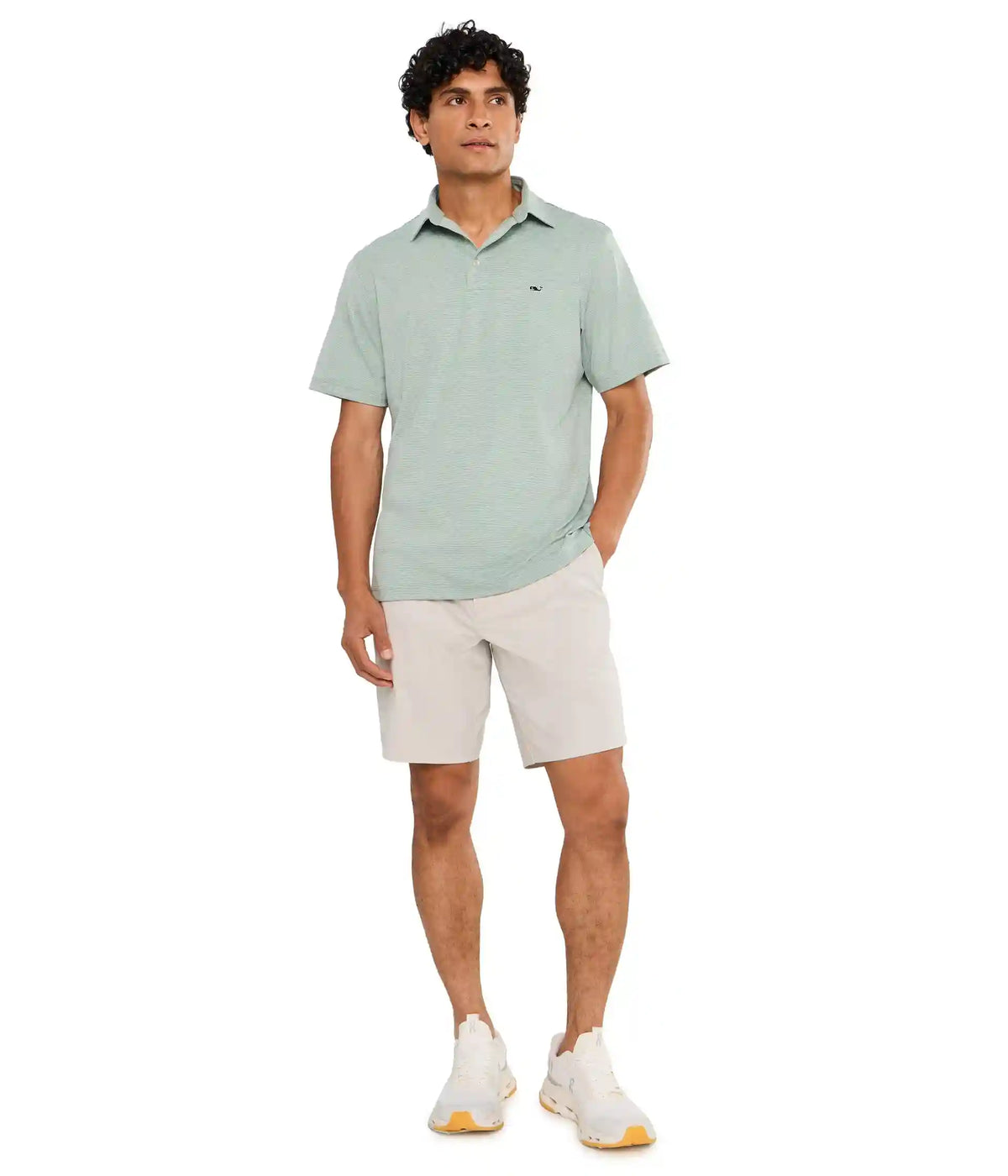 Men's Vineyard Vines ST. Jean Stripe Sankaty Polo