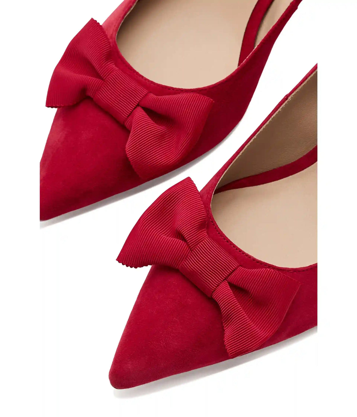 Women's Lauren Ralph Lauren Adrienne Bow-Trim Suede Pumps