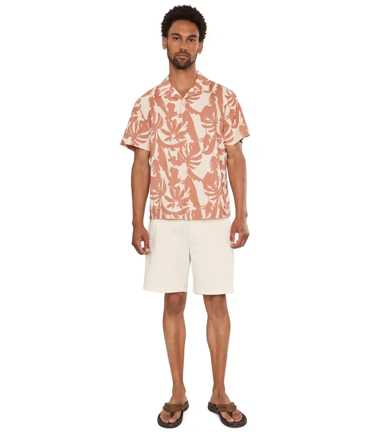 Men's Liverpool Los Angeles Short Sleeve Button-Up Camp Shirt