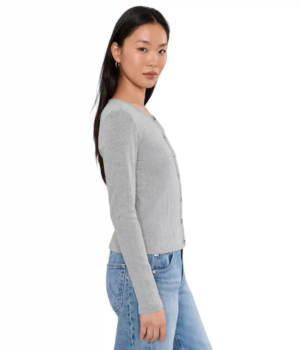 Women's Michael Stars Mackenzie Crew Neck Cardigan