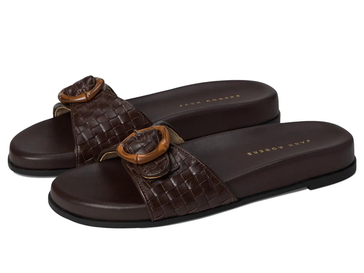 Women's Jack Rogers Essex Slide - Embossed Leather
