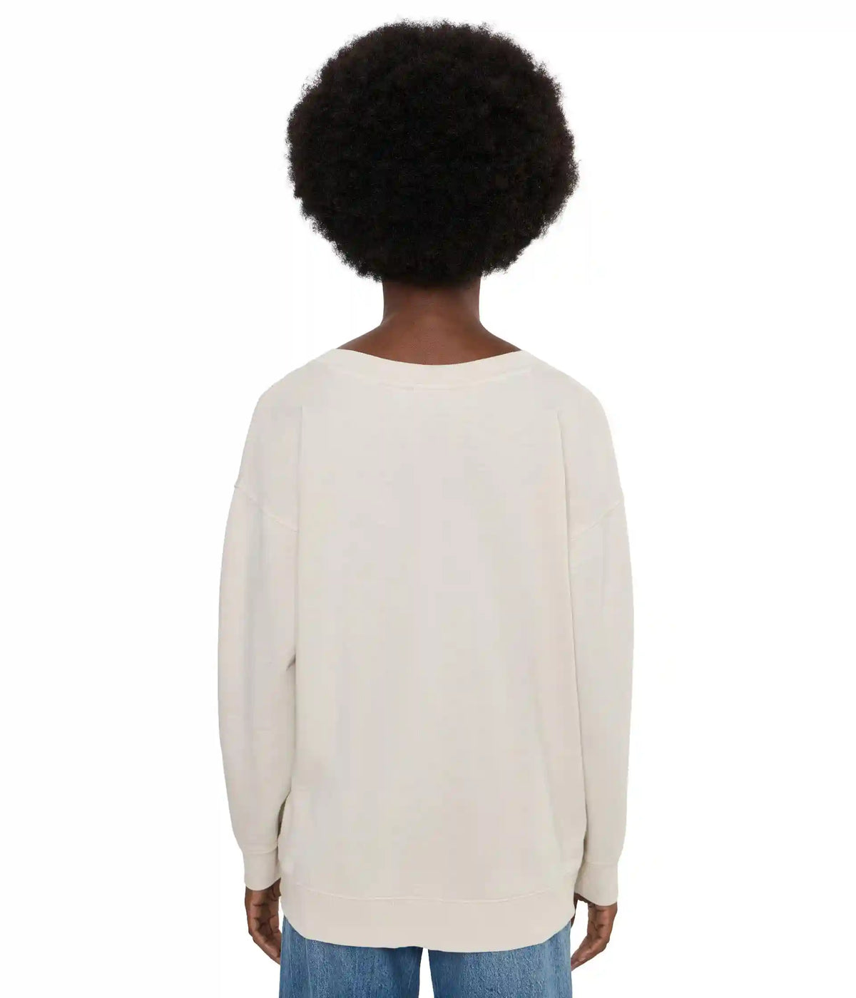 Women's Eileen Fisher Garment Dyed Terry V-Neck Sweatshirt