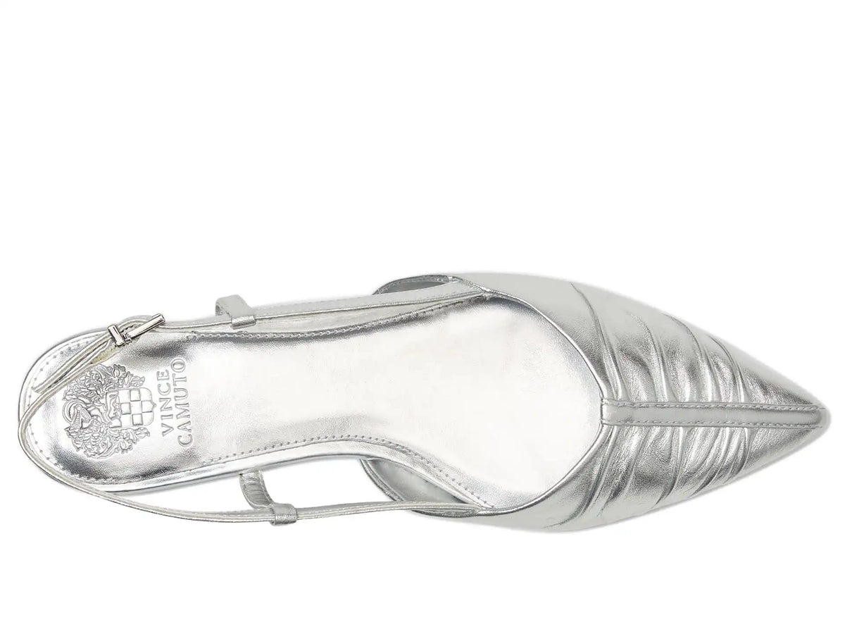Women's Vince Camuto Agnes Bunched Toe Slingback Flat Mules