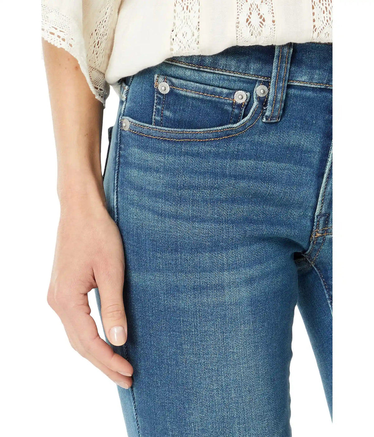 Women's Lucky Brand Mid-Rise Ava Skinny in Lyell