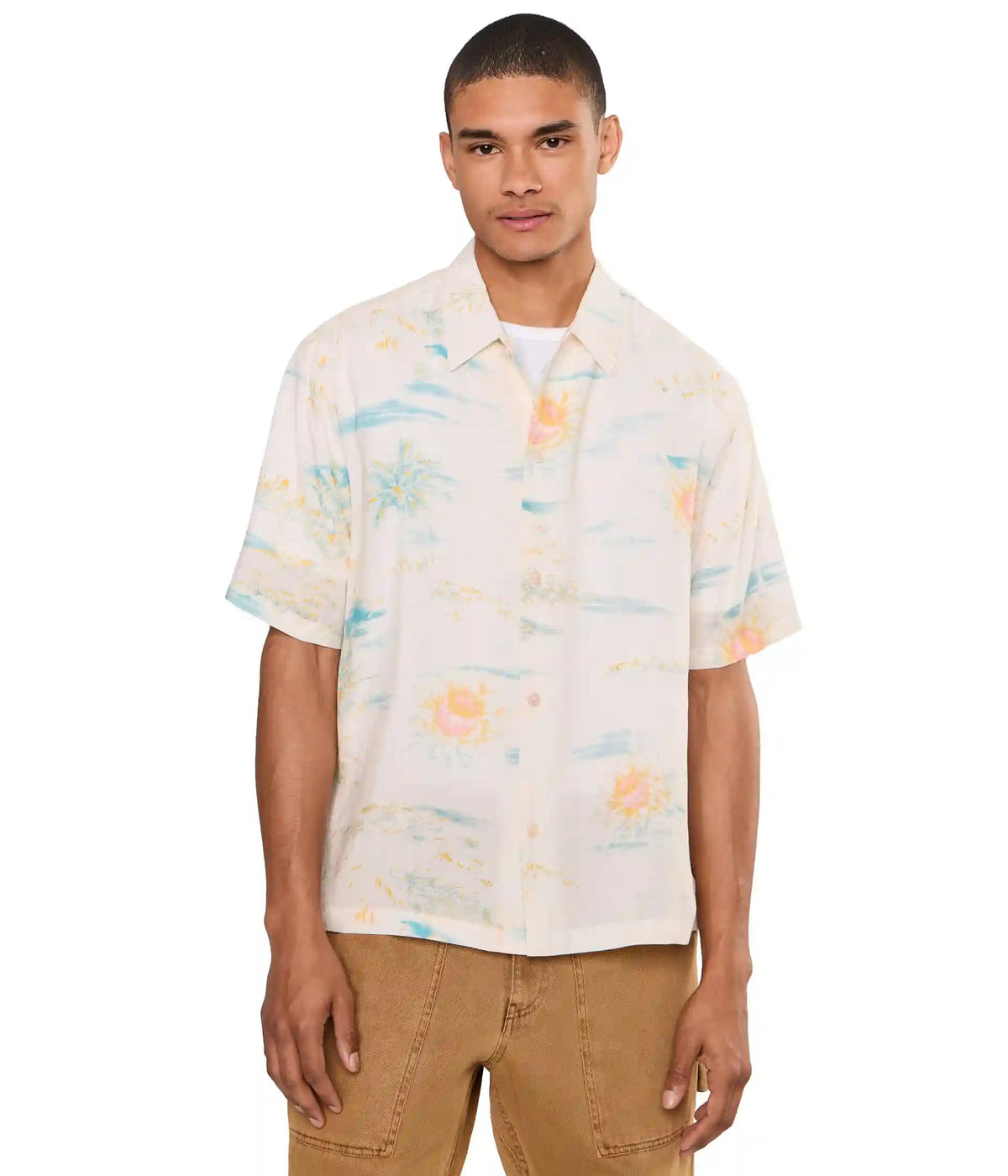 Men's AllSaints Breezer Short Sleeve Shirt