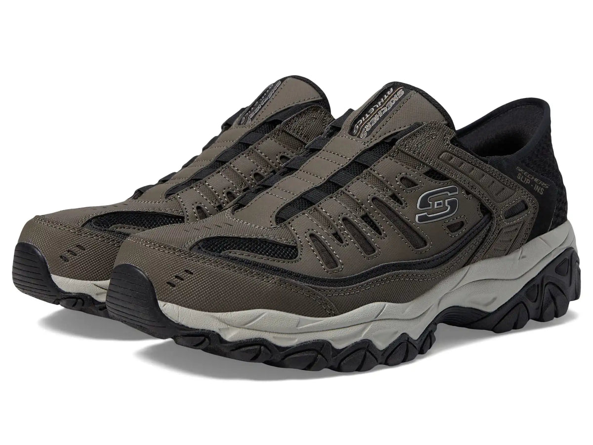 Men's SKECHERS Afterburn M. Fit Ridgeburn Hands Free Slip-Ins