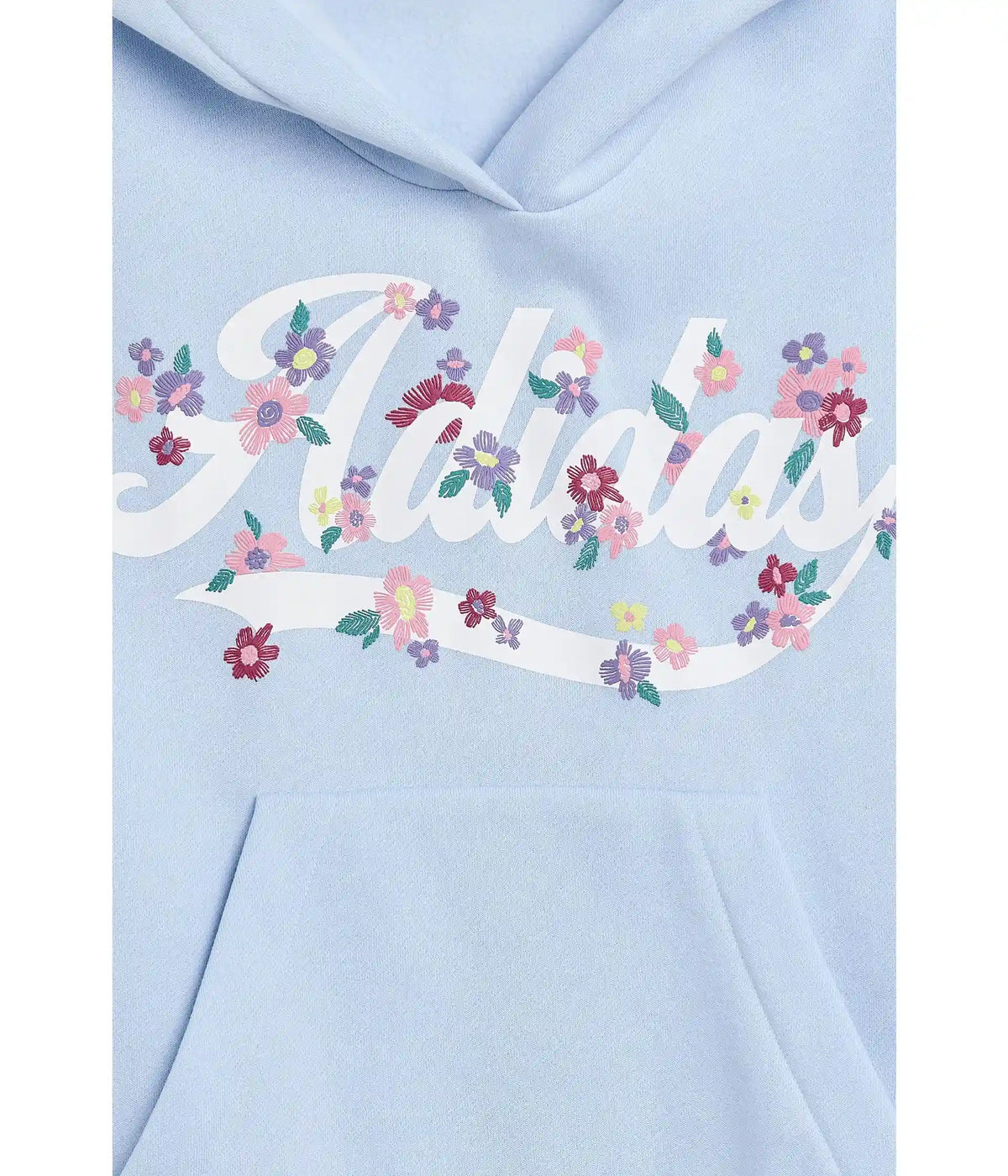 adidas Kids Front Graphic Fleece Hooded Pullover (Big Kid)