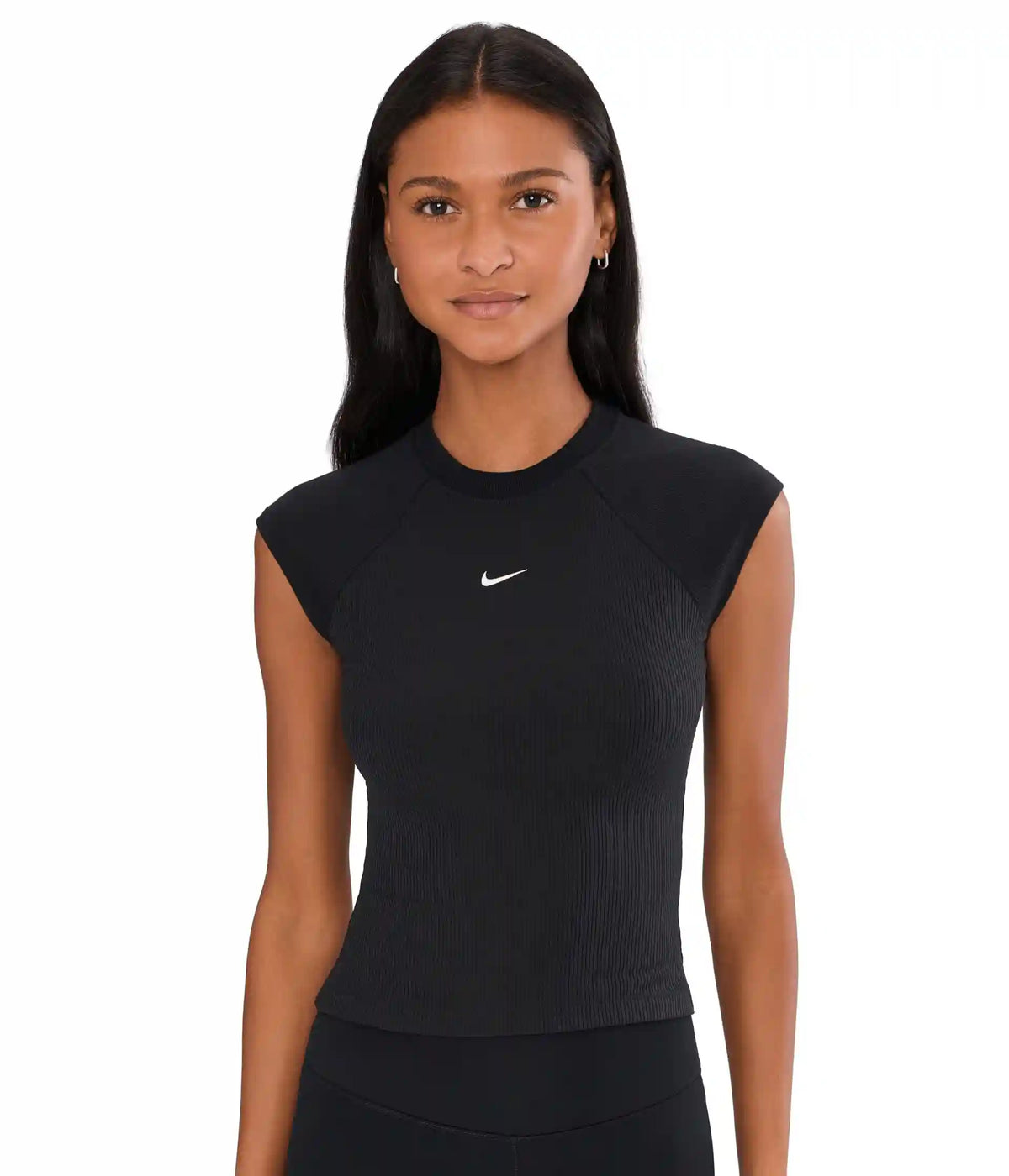 Women's Nike Sportswear Chill Knit Rib Short Sleeve Top
