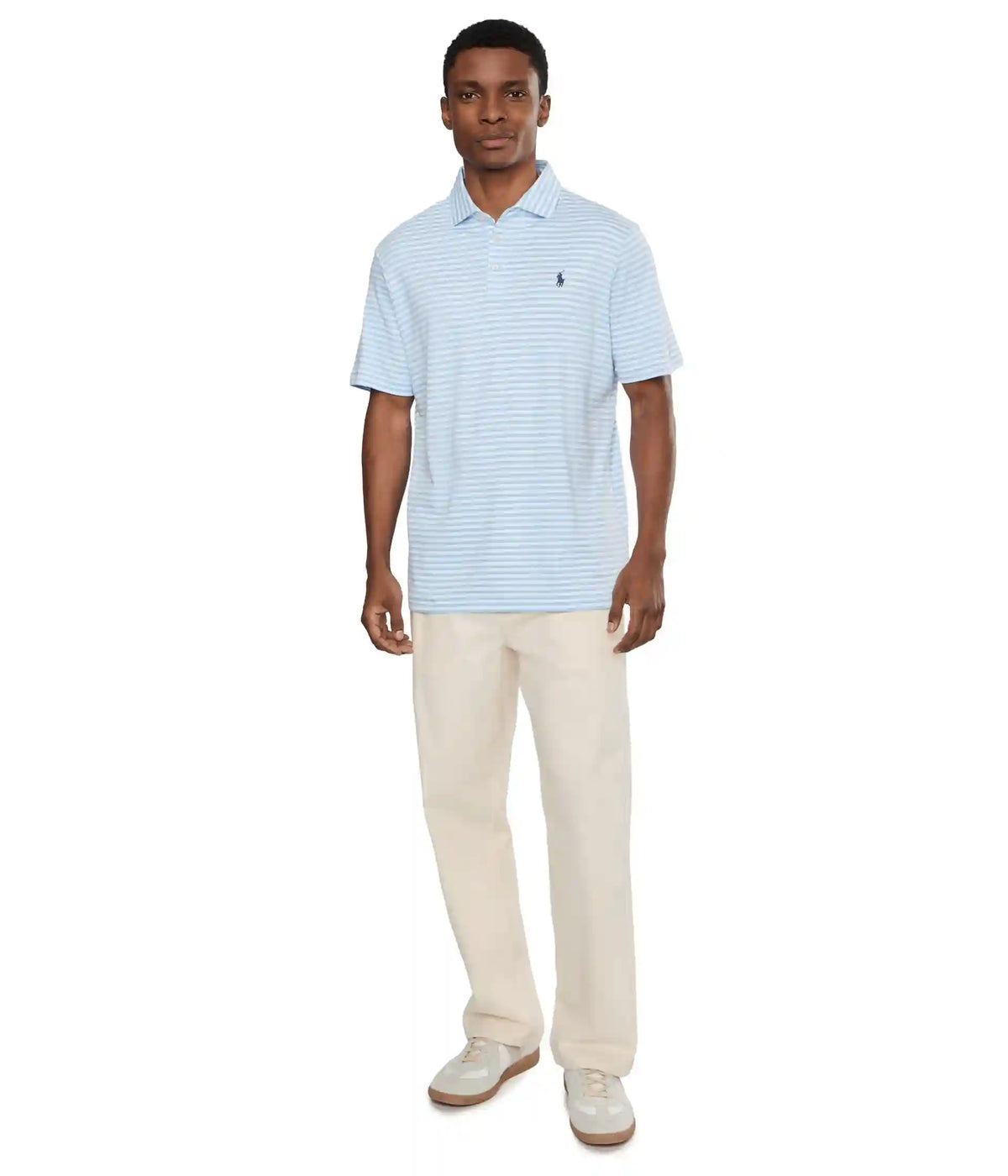 Men's Polo Ralph Lauren Classic Striped Soft Cotton Polo Shirt