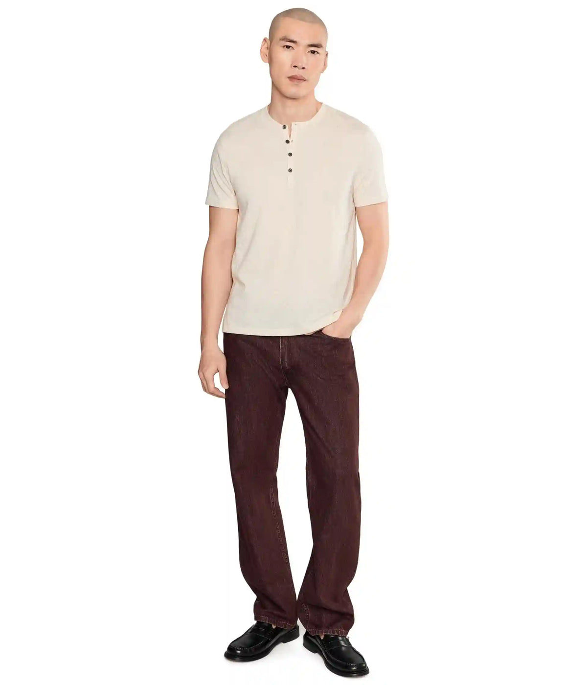 Men's John Varvatos Elm Henley K7387f26