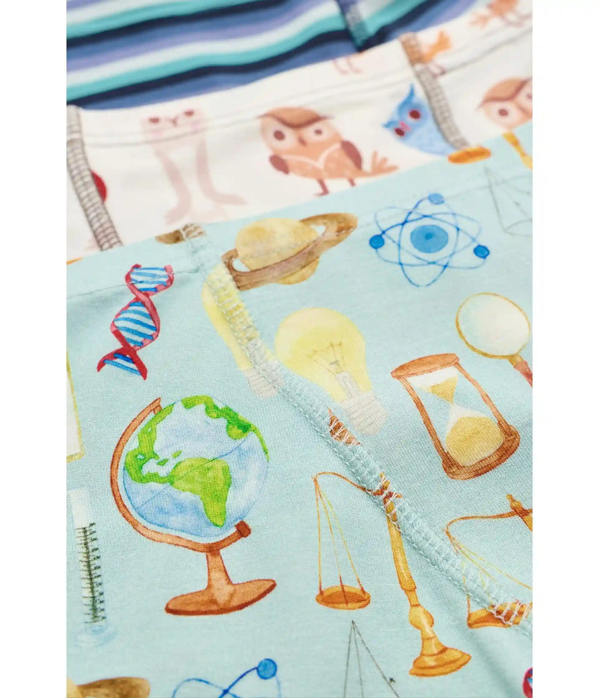 Kickee Pants Kids Print Boxer Briefs Set of 3 (Toddler/Little Kid)
