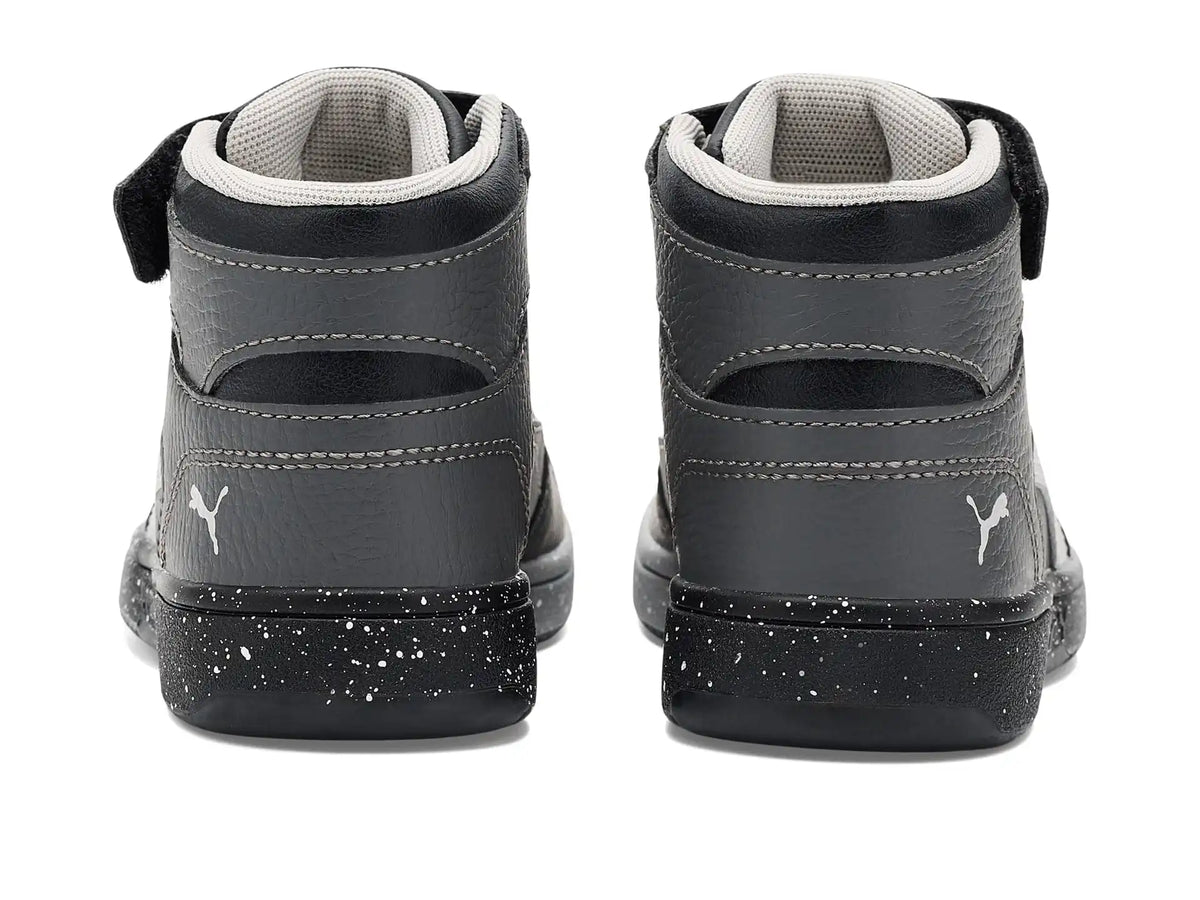 PUMA Kids Rebound Layup Mid Hook-and-Loop Shoes (Little Kid)