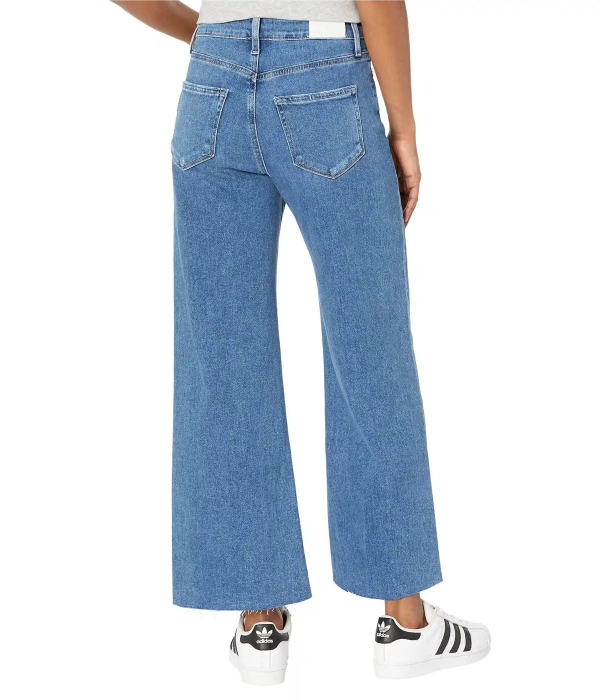 Women's Paige Anessa Raw Hem in Rock Show Distressed