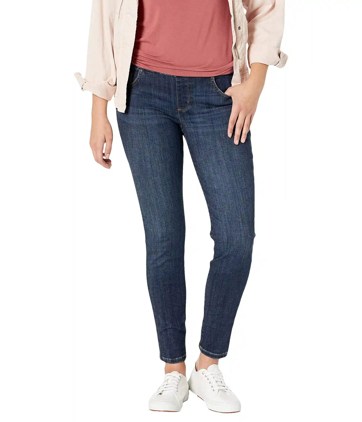 Women's Lee Sculpting Missy Slim Fit Slim Leg Pull-On Mid-Rise