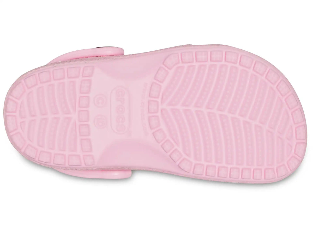 Crocs Kids Classic Glitter Clogs (Toddler)