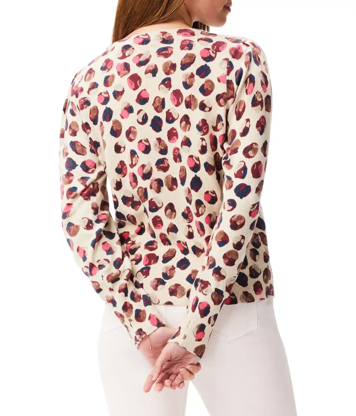 Women's NIC+ZOE Petite Blush Dot Sweater