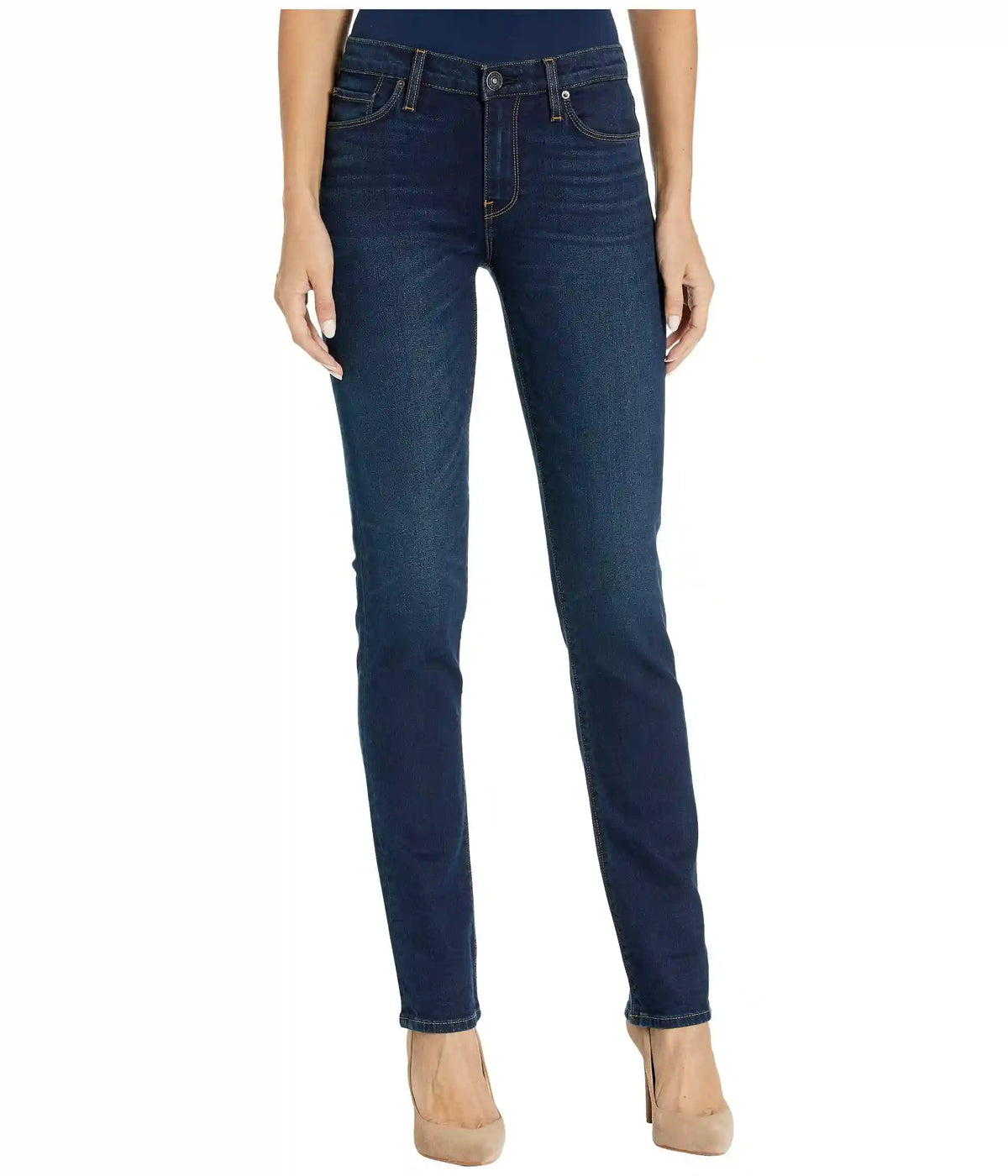 Women's Hudson Jeans Nico Mid-Rise Straight in Requiem