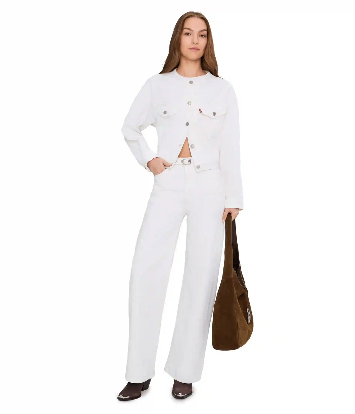 Women's Levi's® Premium Ribcage Wide Leg Belted