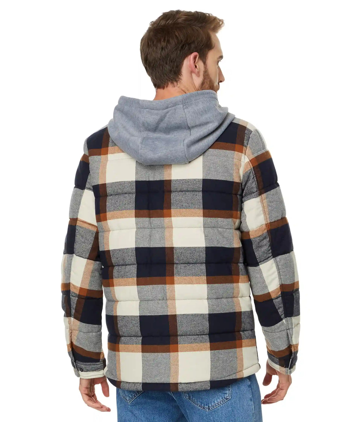 Men's Levi's® Cotton Plaid Quilted Puffer