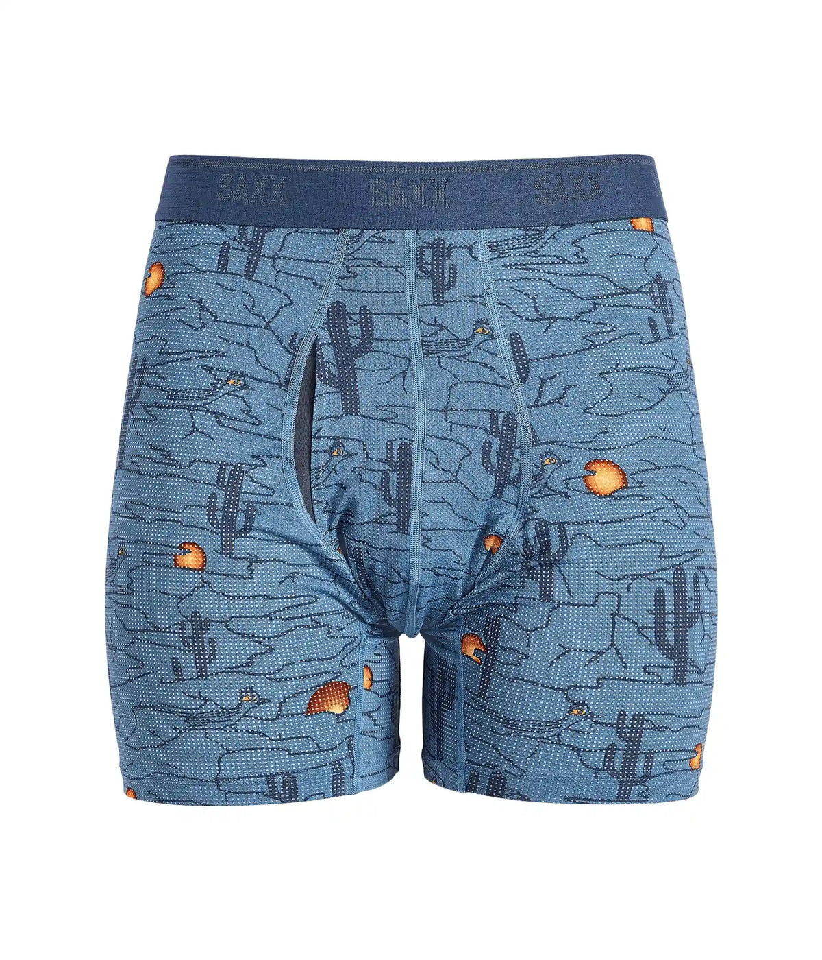 Men's SAXX UNDERWEAR Quest Quick-Dry Mesh Boxer Briefs Fly