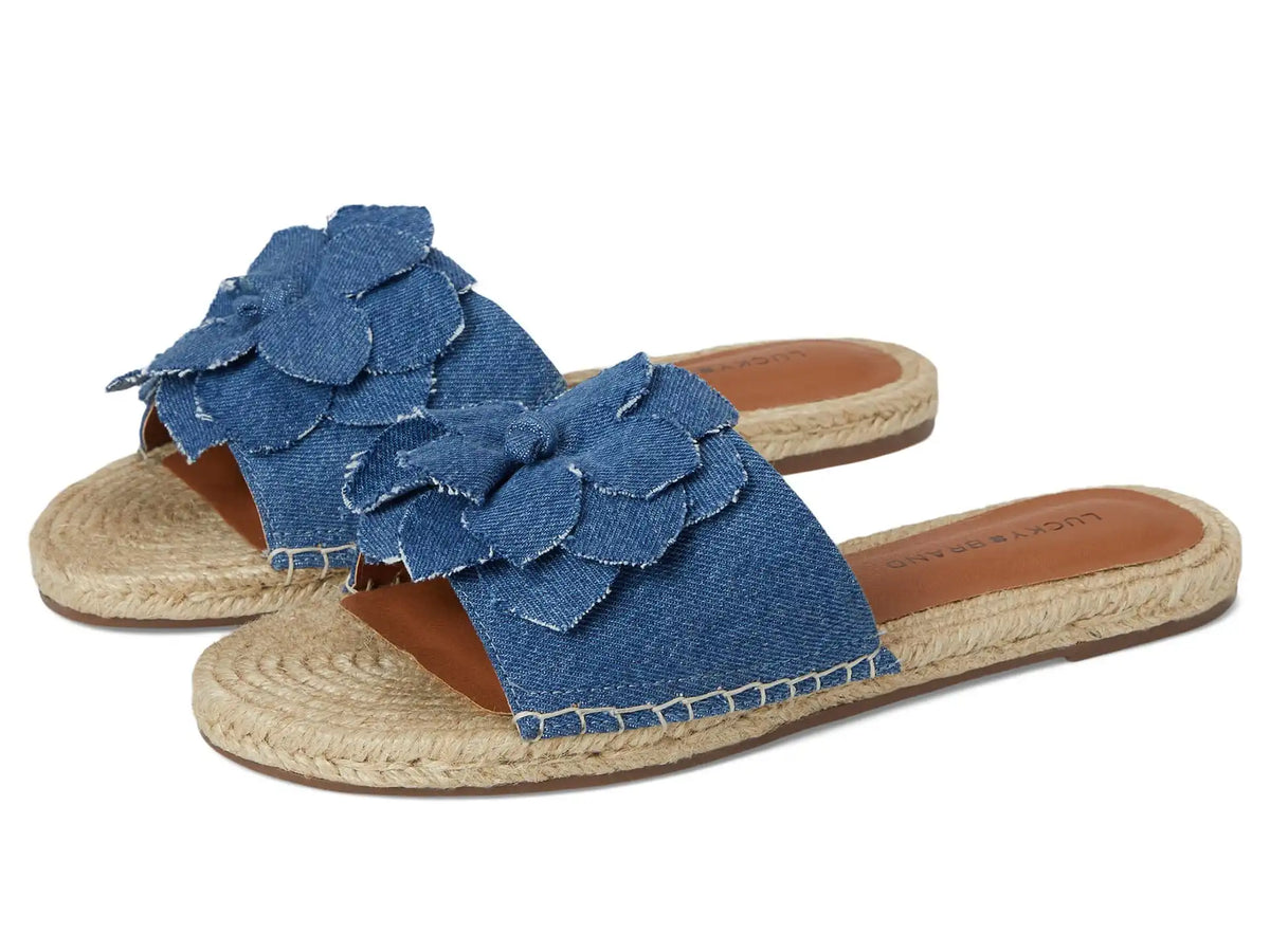 Women's Lucky Brand Biricha Floral Flat Sandals