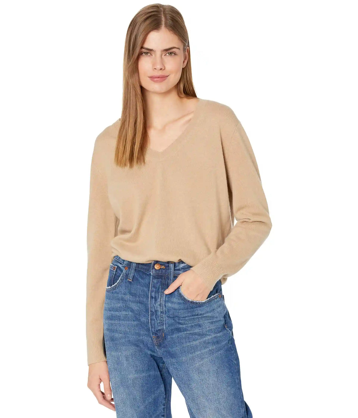 Women's Vince Weekend V-Neck Cashmere Sweater