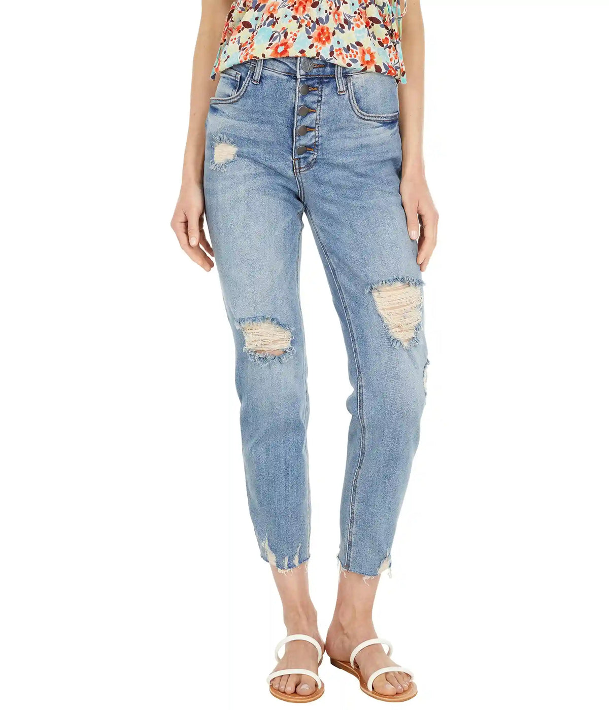 Women's KUT from the Kloth Rachael High-Rise Mom Jeans in Enchanted