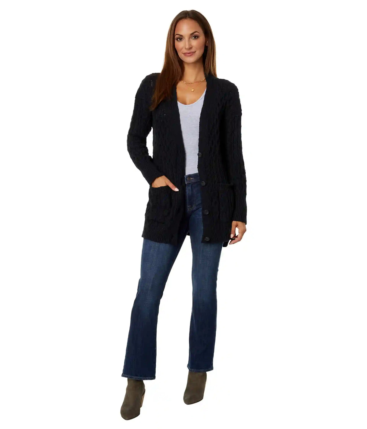 Women's Lucky Brand Mid-Rise Sweet Boot Jeans in Agate