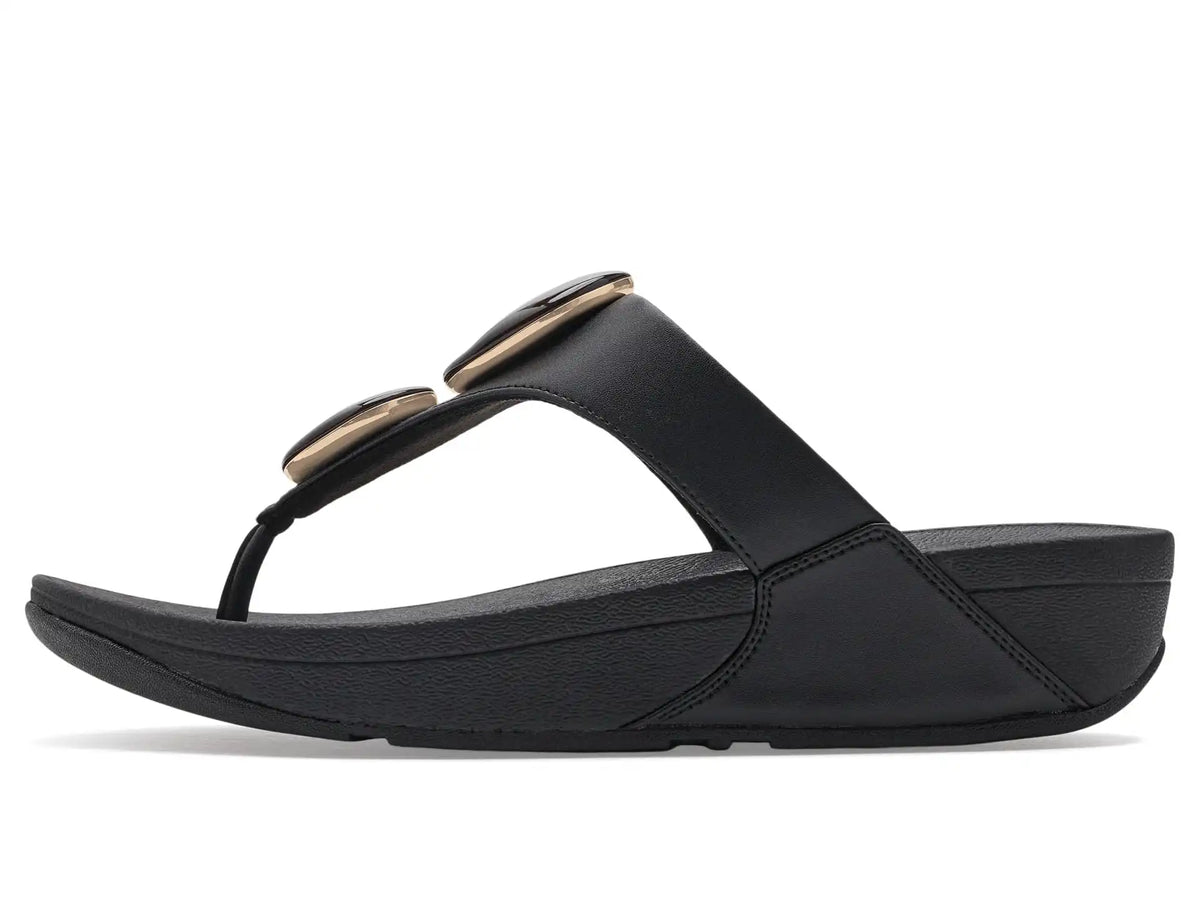 Women's FitFlop Lulu Marbled-Stone Toe-Post Sandals