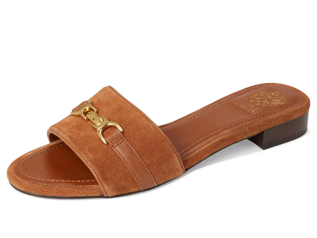 Women's Vince Camuto Maxine Banded Buckle Slide Sandals