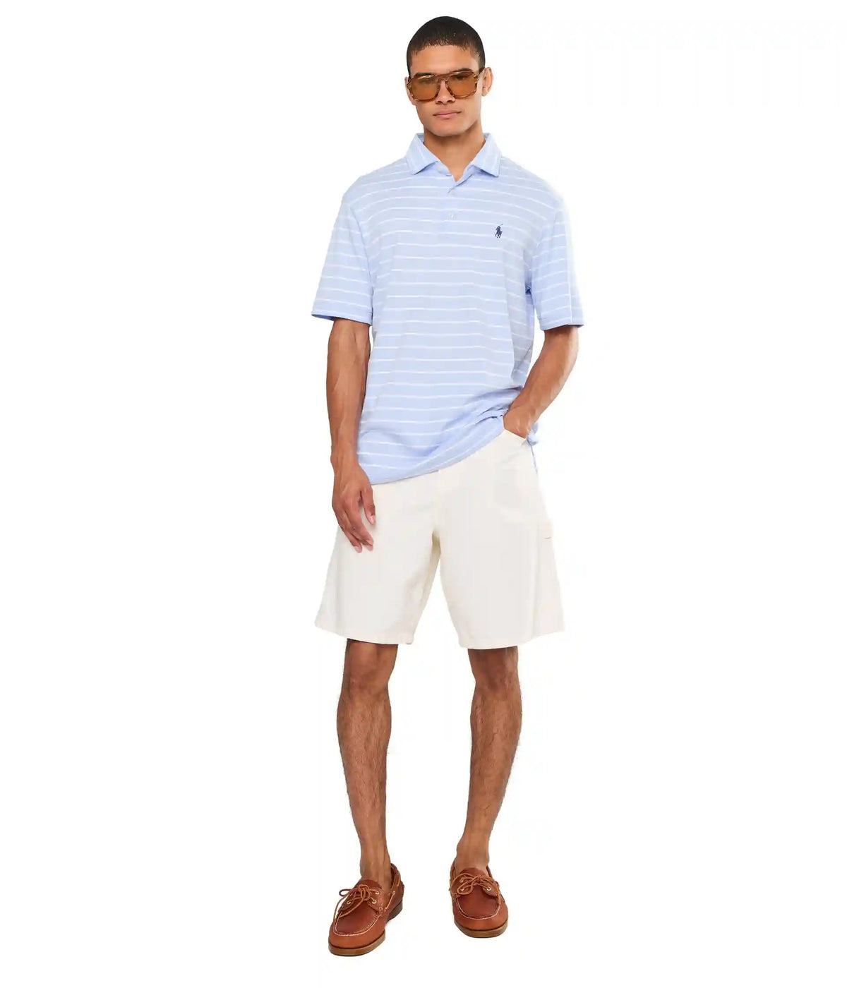 Men's Polo Ralph Lauren Classic Striped Soft Cotton Polo Shirt