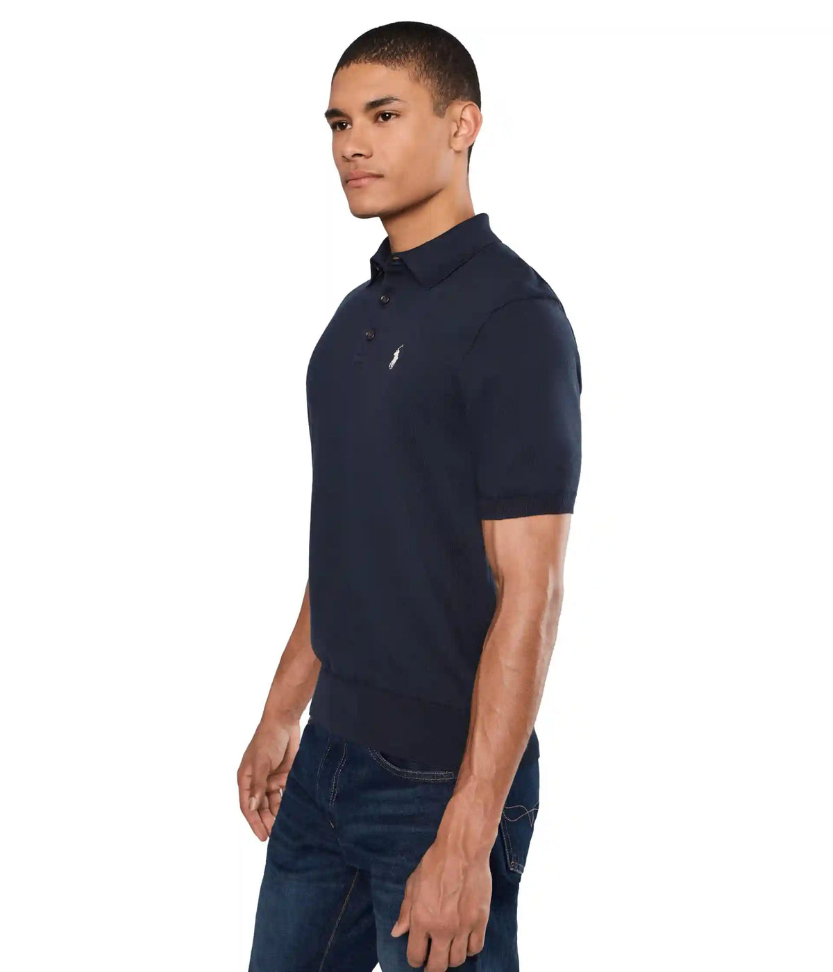 Men's Polo Ralph Lauren Cotton Polo-Collar Sweater