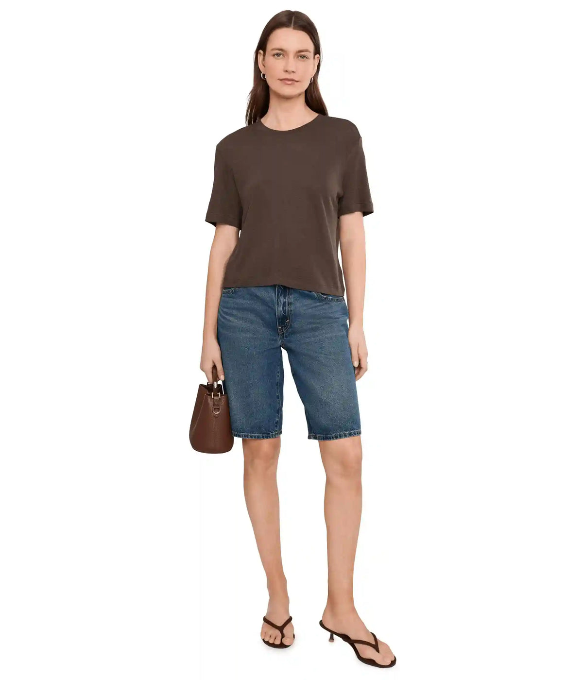 Women's AG Jeans Charlie Relaxed Short Sleeve Crew Tee
