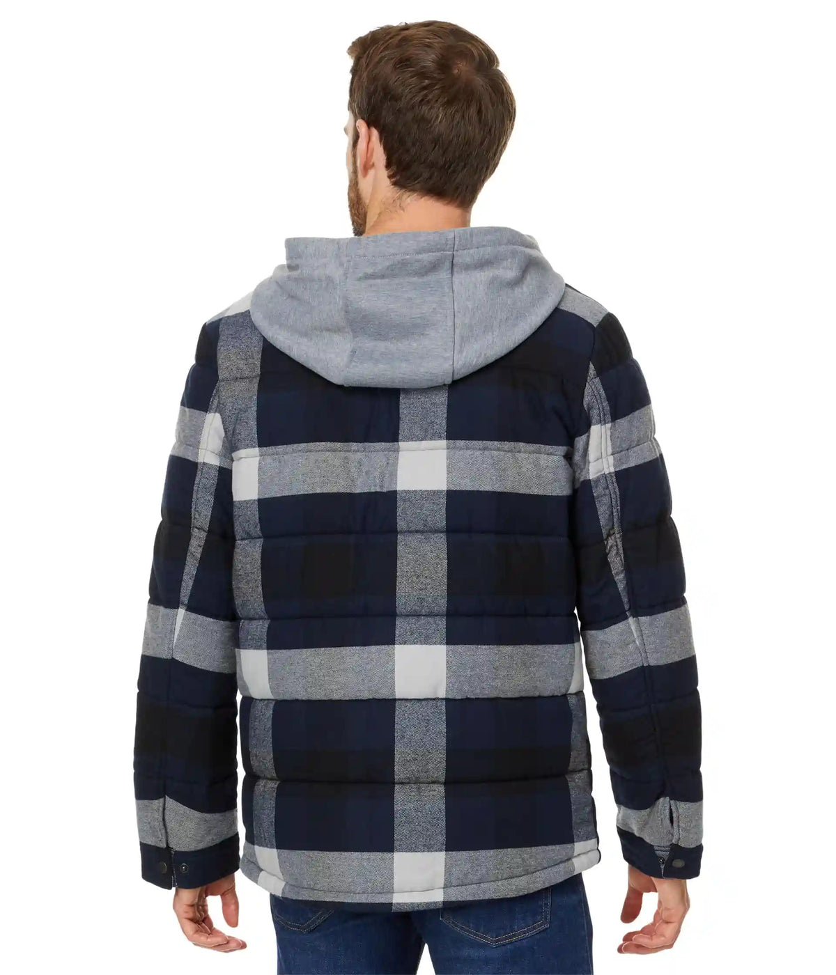 Men's Levi's® Cotton Plaid Quilted Puffer
