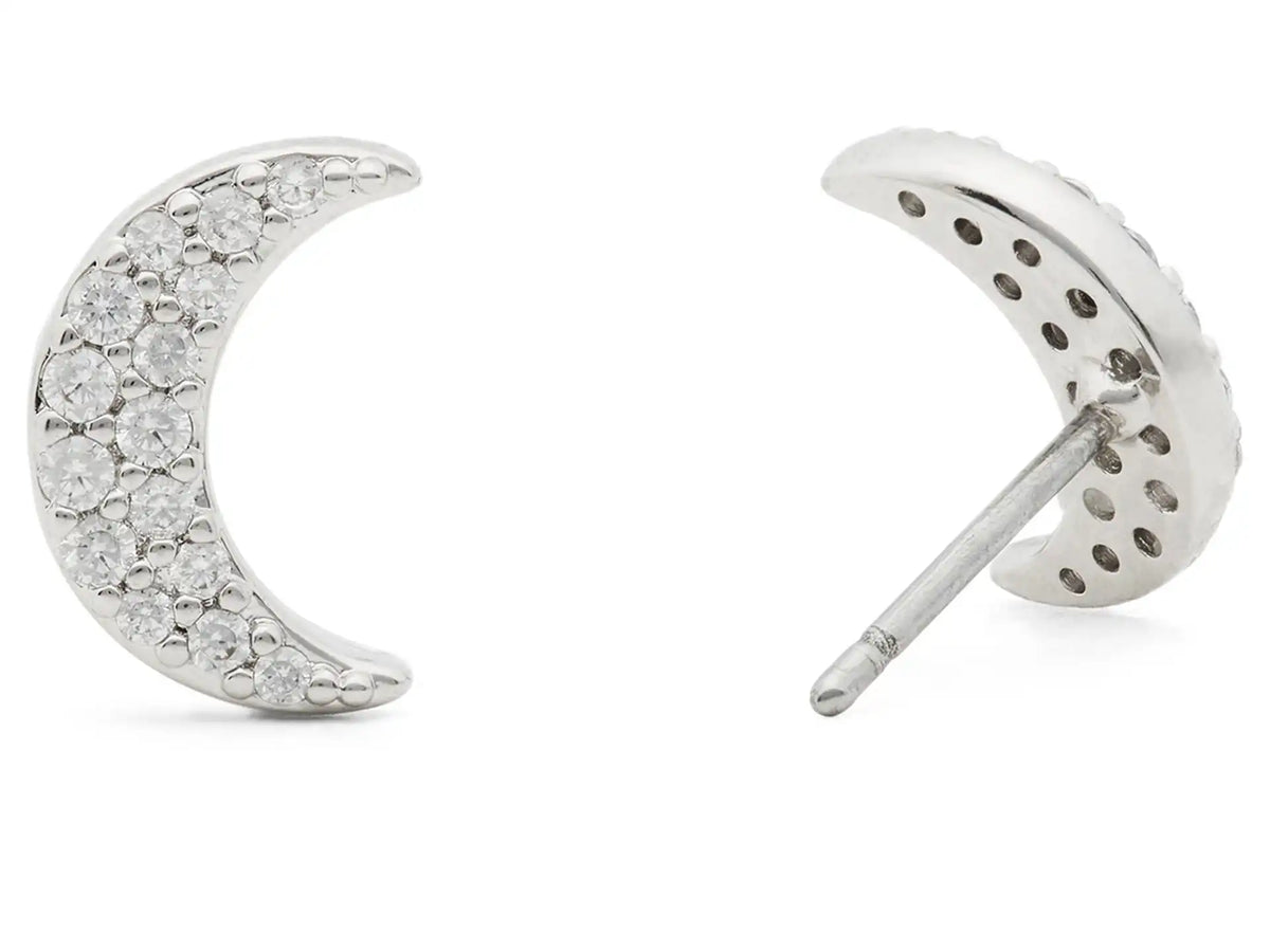 Kate Spade New York You're A Gem Pave Moon Studs