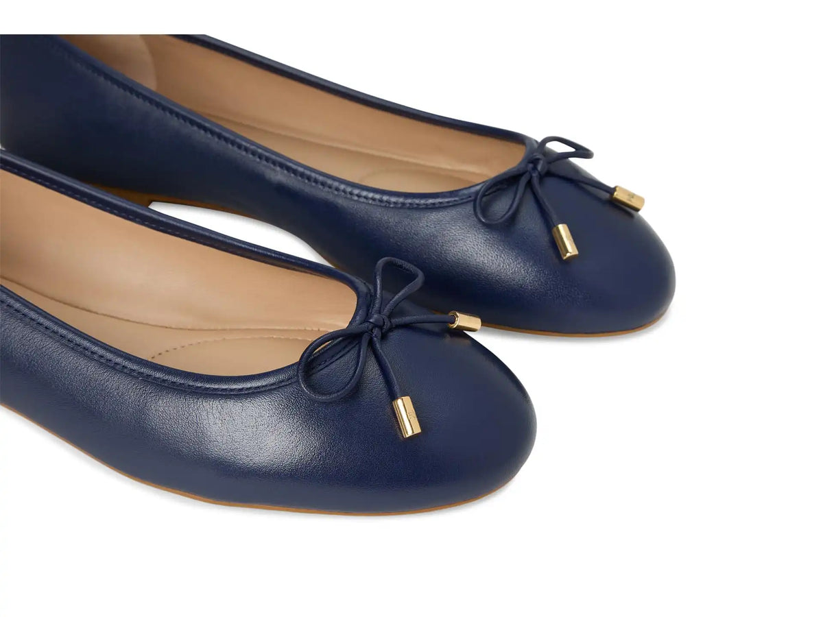 Women's Lauren Ralph Lauren Jayna Nappa Leather Flat