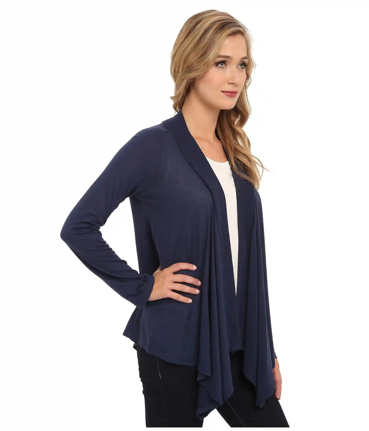Women's Splendid Exclusive Very Light Jersey Drape Cardigan