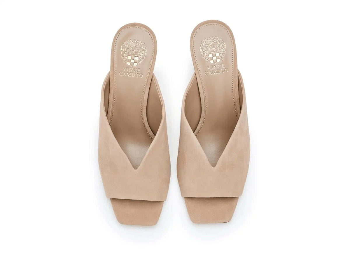 Women's Vince Camuto Galeni Peep Toe High Heel Mules