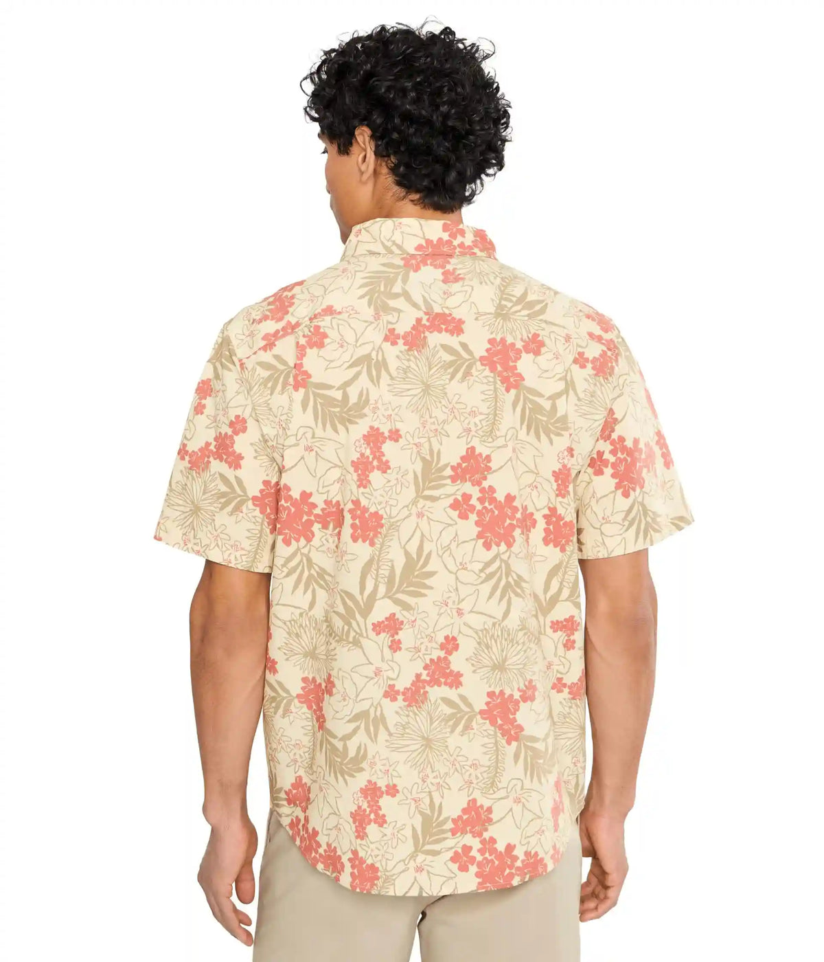 Men's Quiksilver Jetty Bloom Classic Stretch Short Sleeve Woven