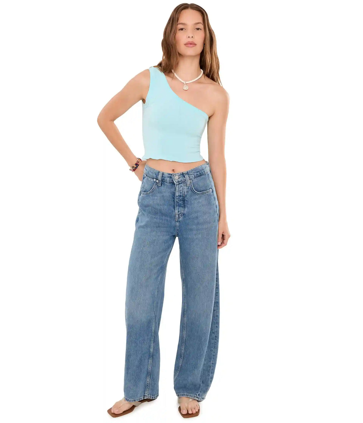 Women's Free People So Soft Seamless Modal Asymmetrical Cami